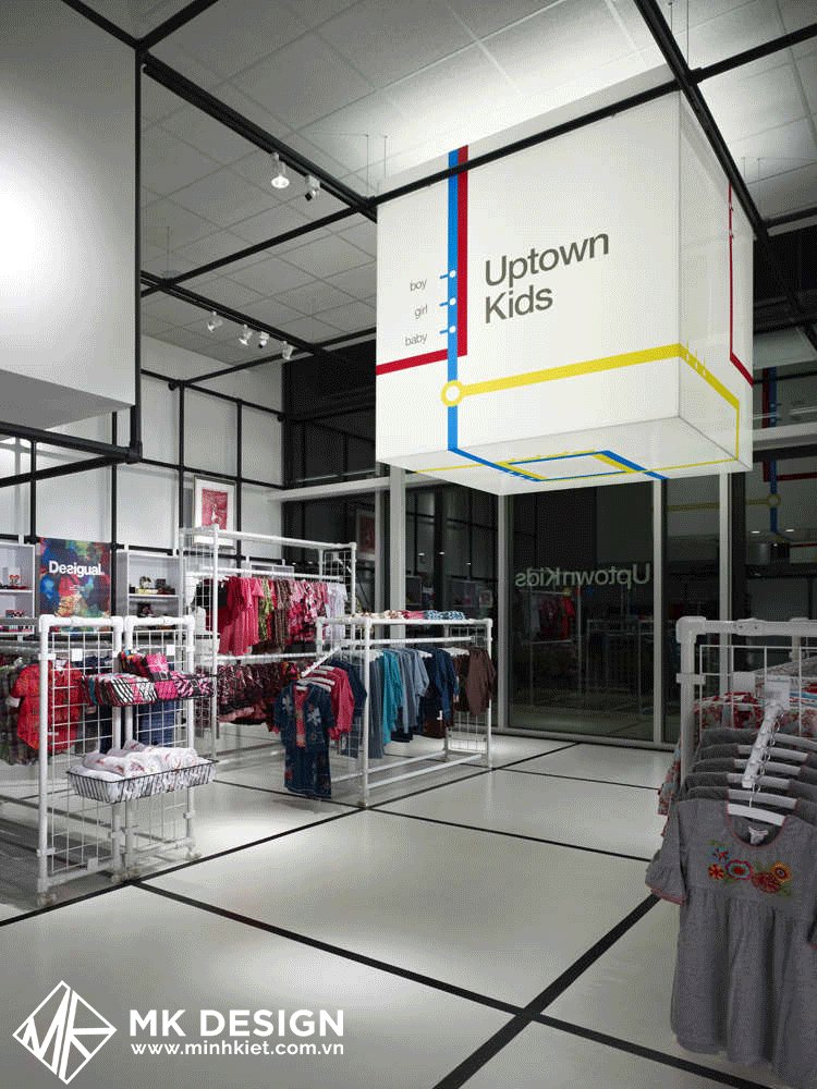 Thiết kế cửa hàng quần áo trẻ em đẹp 3